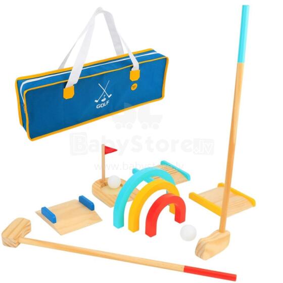 TOOKY TOY medinis golfo rinkinys 2 asmenims, 13 vnt.