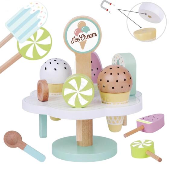 TOOKY TOY medinis magnetinis ledų stovas