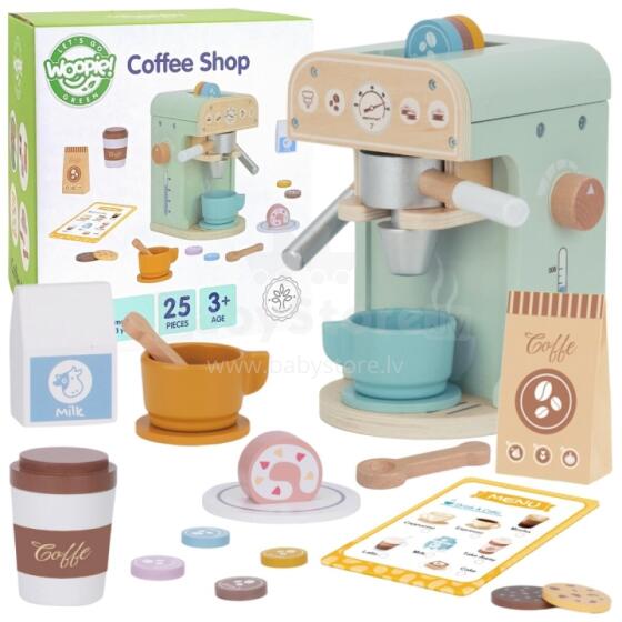 WOOPIE GREEN medinis kavos virimo aparatas saldumynams Barista 25 vnt.