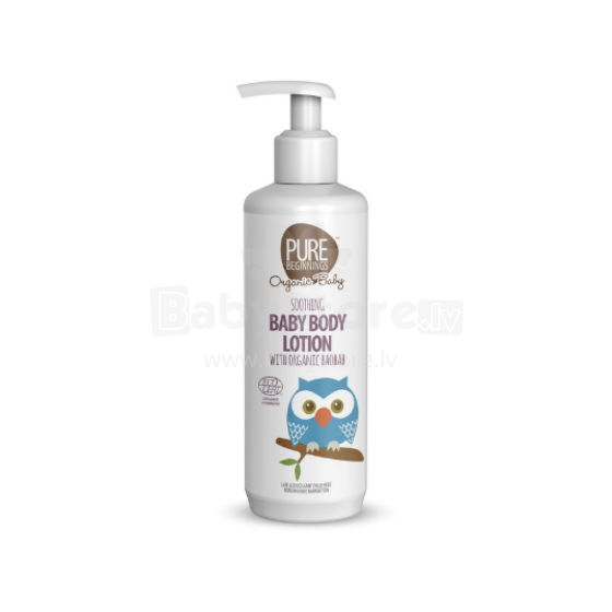 Pure Beginnings Kids Baby Lotion Art.251281  Raminantis, drėkinantis ir maitinantis kūno losjonas su rozmarinų ir levandų aromatu, 250 ml