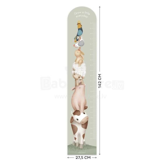 Little Dutch Stikc Wall Sticker Art.WD450022 Little Farm  Sienų lipdukai - aukščio matuoklis