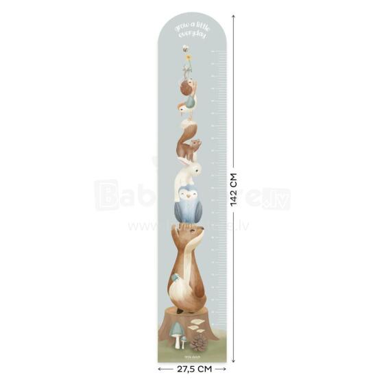 Little Dutch Stikc Wall Sticker Art.WD454030 Forest Friends  Sienų lipdukai - aukščio matuoklis