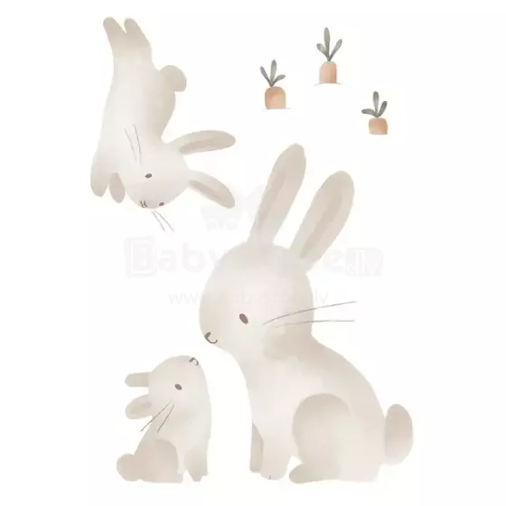 Little Dutch Wall Sticker Art.WD340023 Bunny Sienų lipdukai