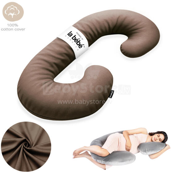 La Bebe™ Maternity Pillow Sì - Duo Art.227031 100% cotton. Multifunctional maternity pillow with memory foam filling
