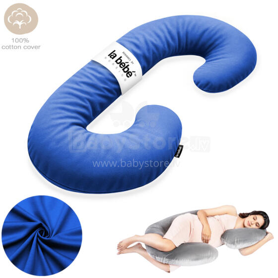 La Bebe™ Maternity Pillow Sì - Duo Art.227041 100% cotton. Multifunctional maternity pillow with memory foam filling