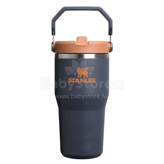 Termospuodelis su šiaudeliu &bdquo;The IceFlow Flip Straw 2.0&ldquo; 0,6 l pilkas