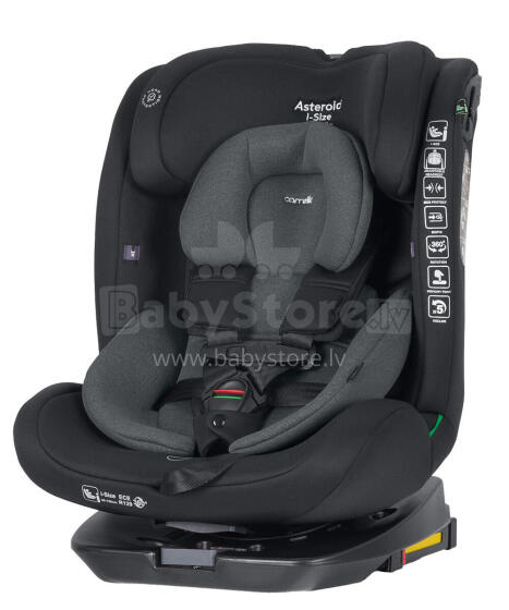 Kūdikių automobilinė kėdutė Carrello Asteroid CRL-17001 i-Size Magnet Gray