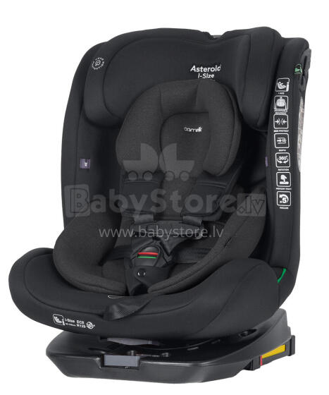Kūdikių automobilinė kėdutė Carrello Asteroid CRL-17001 i-Size Space Black