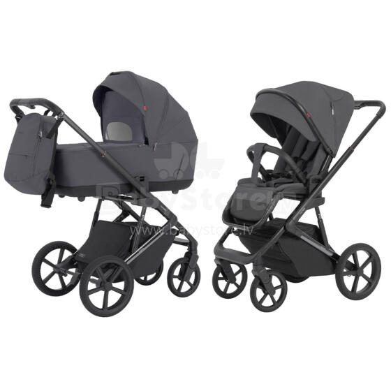 Vaikiškas vežimėlis 2in1 CARRELLO Sigma CRL-6523 Club Grey
