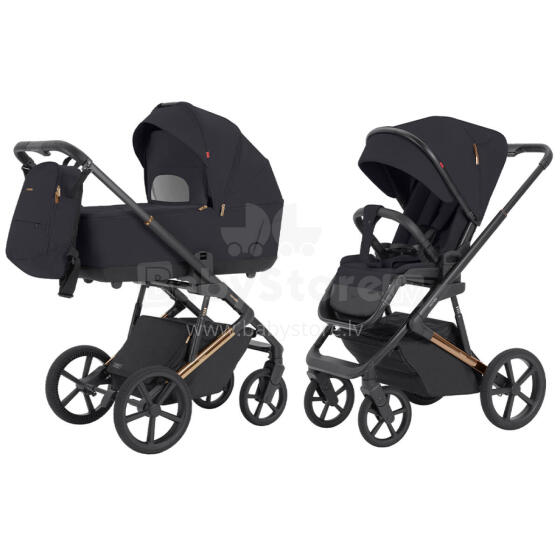 Vaikiškas vežimėlis 2in1 CARRELLO Sigma CRL-6523 Iridium Black