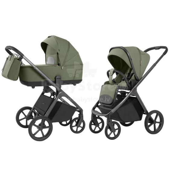 Vaikiškas vežimėlis 2in1 CARRELLO Vector CRL-6551 Field Green