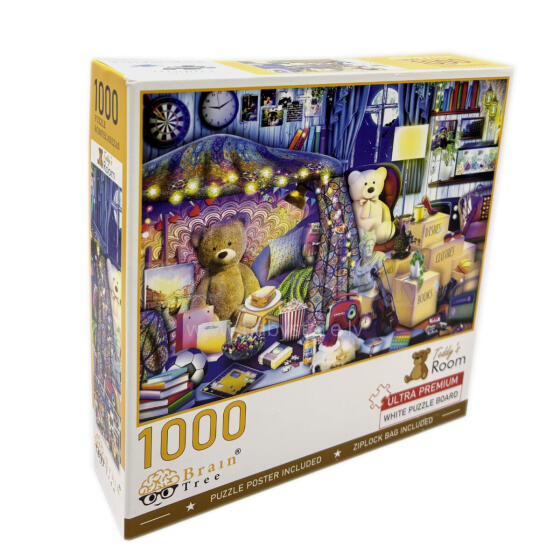Brain Tree Puzzle, Lācīša Teddy Room, 1000 dalių