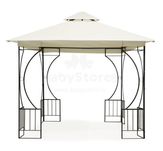 Sodo paviljonas palapinė 3x3 m su sienomis ir uodų tinkleliu 2-in-1 MultiGarden