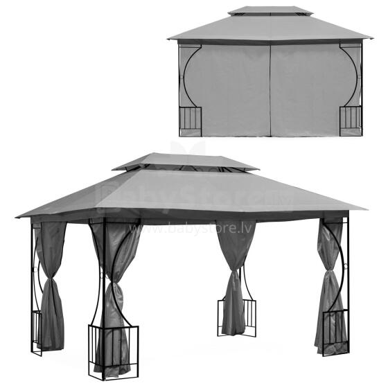 Sodo paviljonas palapinė 3x4 m su pilnomis šoninėmis sienomis MultiGarden