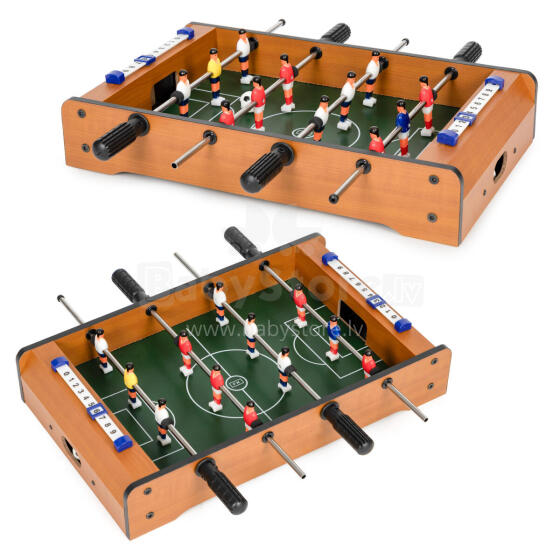 Mini stalo futbolas vaikams su dviem kamuoliais ir vadovais