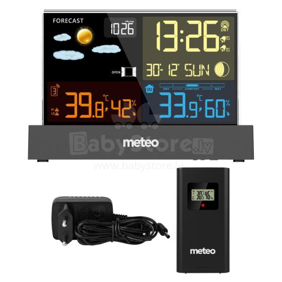 METEO SP110C oro stotis su DCF, juoda