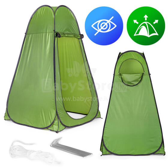 MultiGarden Pop-Up Art.CT-011B Pop-Up Camping Tent Changing Room Shower WC Cabin Green