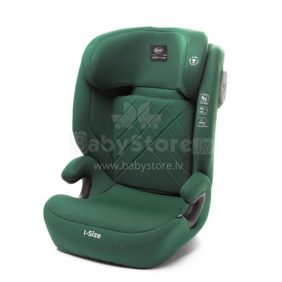 4 BABY Automobilinė kėdutė NERO 100-150 cm TAMSIAI ŽALIA I-SIZE