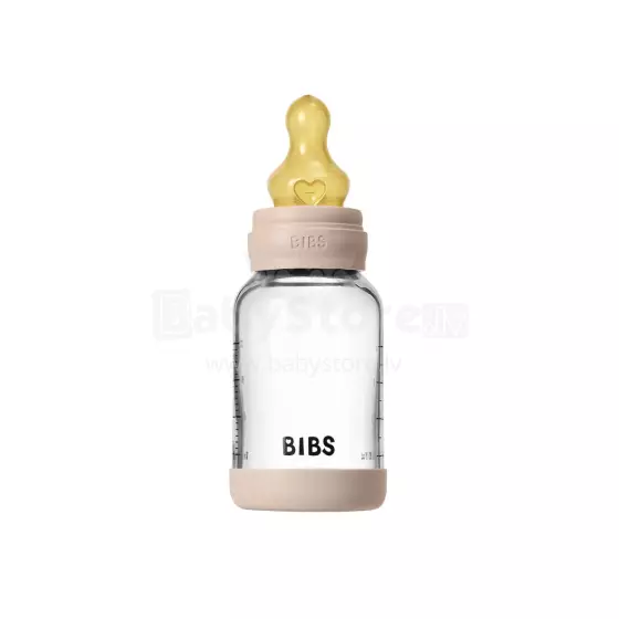 Bibs Round Latex Baby Bottle  Art.255414 Flow Blush Maitinimo buteliukas 120 ml