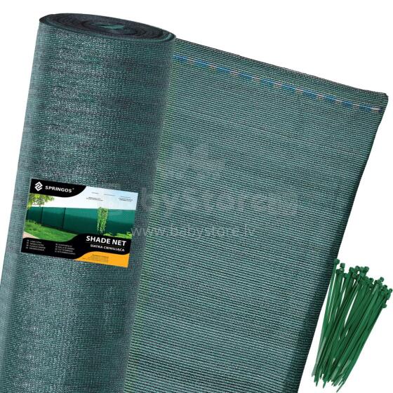 Shading net Springos SN0036 185g/m2 1,7x10m green