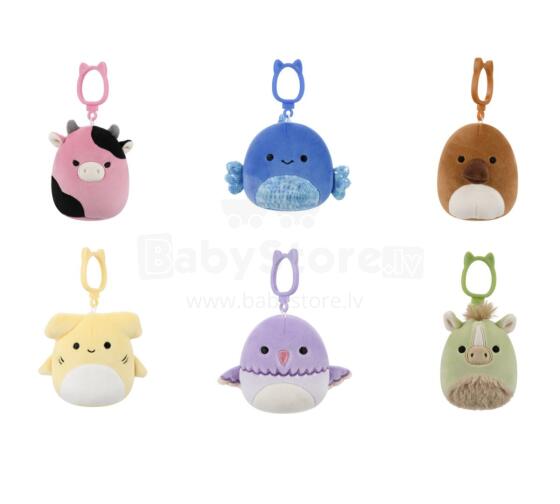 SQUISHMALLOWS W25 Prisegamas pliušinis žaislas, 8 cm