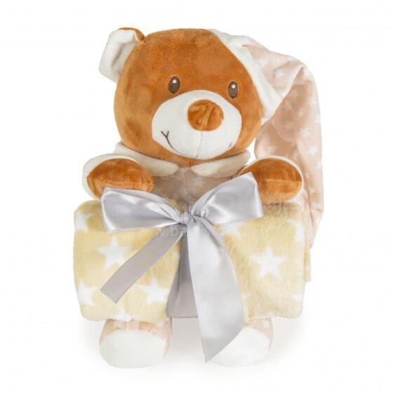 Mini Baby Addie Bear Set Art.257593 Beige  pledas 70x100cm