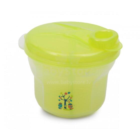 Mini Baby Milk Powder Case Art.TC5022 Green Talpykla / dėžutė sausam pieno mišiniui su skyriais laikyti