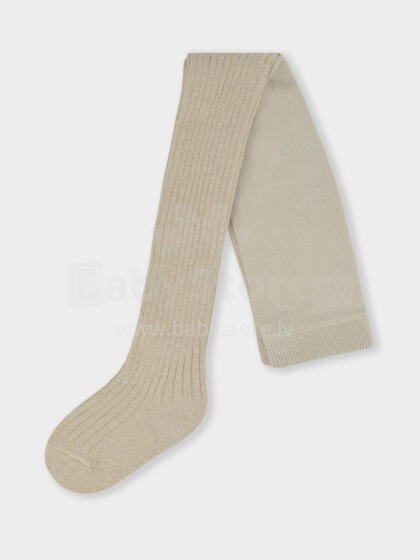 NOVITI RB005-G-03 Tights Striped Beige with Beige Lurex 104/110