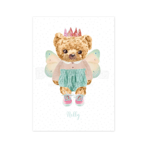CEBA 857-132-680 Plakatas 30x40cm. Pūkuotasis Nelly