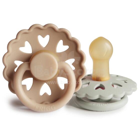 Frigg Fairytale Round Latex Art.100168 The Emperors New Clothes/Clumsy Hans Pacifier (nipple) made of 100% natural rubber 6-18 months (2 pcs.)