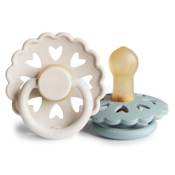 Frigg Fairytale Round Latex Art.100166 The Ugly Duckling/Ole Lukoie Pacifier (nipple) made of 100% natural rubber 6-18 months (2 pcs.)