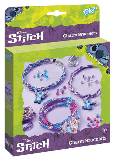 TOTUM DISNEY STITCH kūrybinis rinkinys Charm Bracelets, 700079