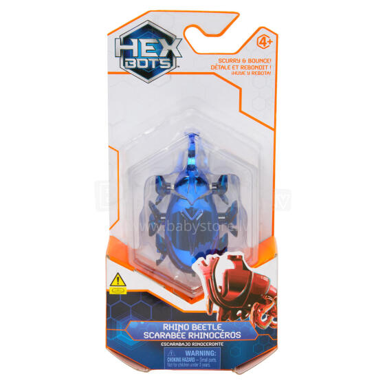 HEX BOTS Interaktyvus vabalas raganosis