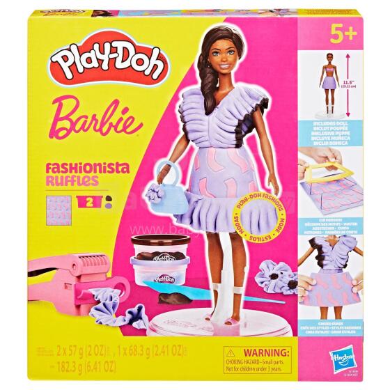 PLAY-DOH BARBIE игровой набор Барби Модница в оборках