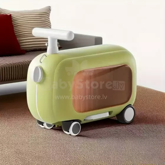 Travel Boarding Luggage Suitcase Art.260368 Green  Чемодан-сиденье на колесах 3 в 1