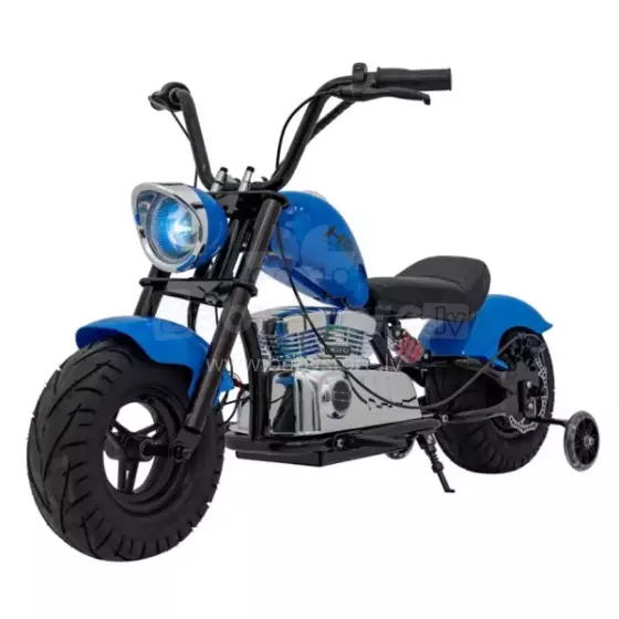 Motorcycle Chopper Warrior Art.260381 Blue Galingas 12 V vaikiškas elektrinis automobilis / elektrinis motociklas
