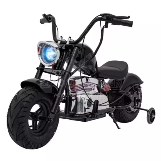Motorcycle Chopper Warrior Art.260382 Black Galingas 12 V vaikiškas elektrinis automobilis / elektrinis motociklas