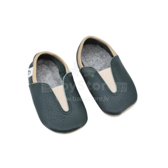 Bebe Basic Kids Hip-Hop Punsa Gymnastics Shoes Art.SB131 Eco Black  Gimnastikos bateliai su odiniais padais