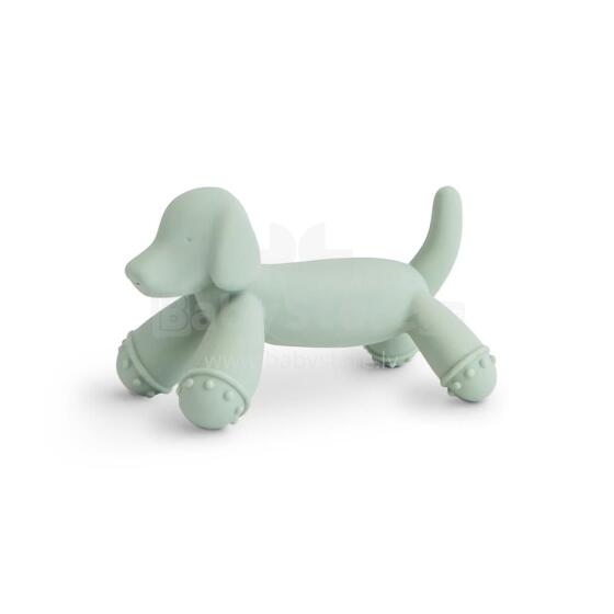 Mushie  Figurine Silicone Teether Dog Art.101572 Silikoninis barškutis (100 % natūralus)