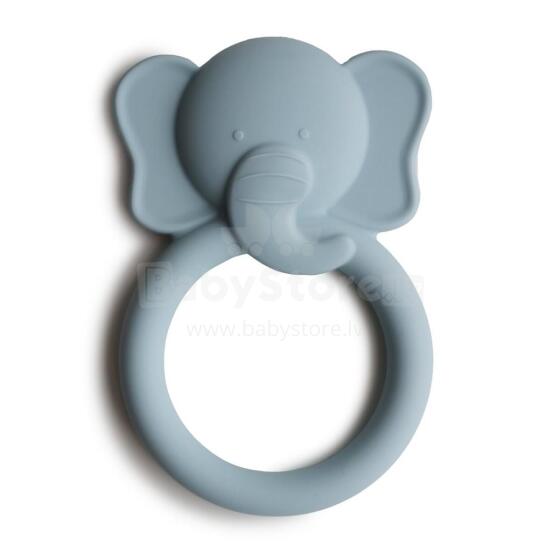 Mushie  Silicone Teether Elephant Art.2560470 Silikoninis barškutis (100 % natūralus)