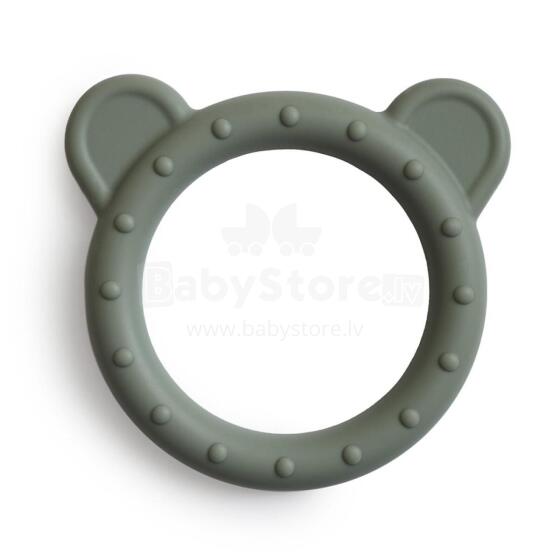 Mushie  Silicone Teether Rattle Art.2560263 Silikoninis barškutis (100 % natūralus)