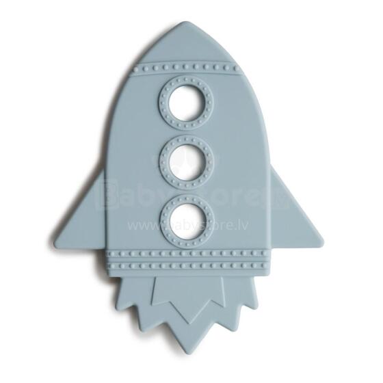 Mushie  Silicone Teether Rocket Art.2560455 Silikoninis barškutis (100 % natūralus)