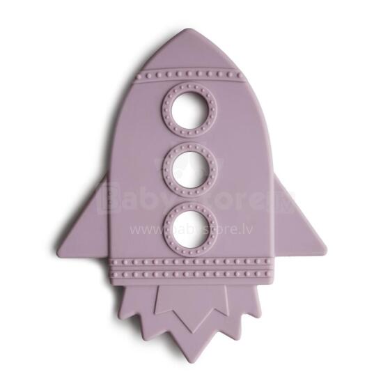 Mushie  Silicone Teether Rocket Art.2560456 Silikoninis barškutis (100 % natūralus)
