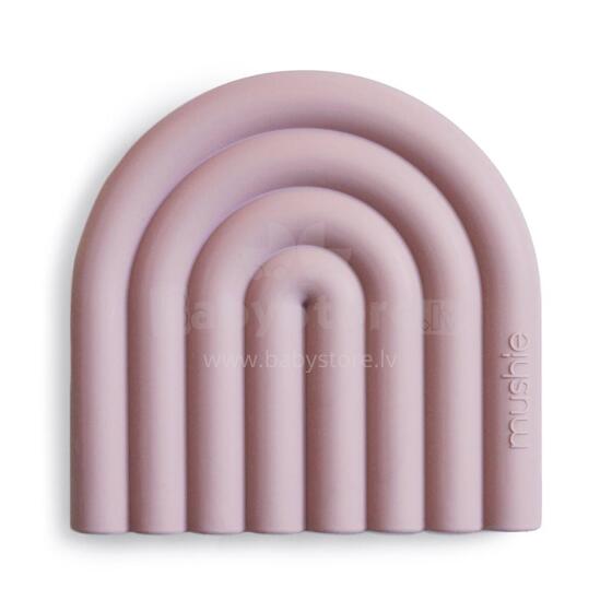 Mushie  Silicone Teether Rainbow Art.2560266 Silikoninis barškutis (100 % natūralus)