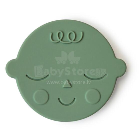 Mushie  Silicone Teether Face Art.2560317 Silikoninis barškutis (100 % natūralus)