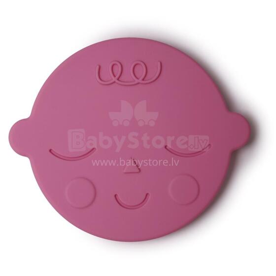 Mushie  Silicone Teether Face Art.2560319 Silikoninis barškutis (100 % natūralus)