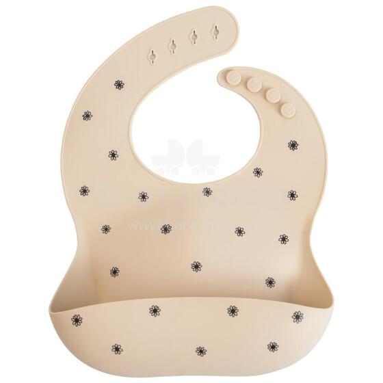 Mushie Silicone Bib Art.100224 Kūdikio seilinukas pagamintas iš 100 % aukštos kokybės silikono