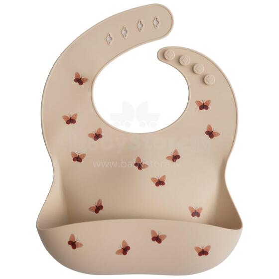 Mushie Silicone Bib Art.100407 Kūdikio seilinukas pagamintas iš 100 % aukštos kokybės silikono