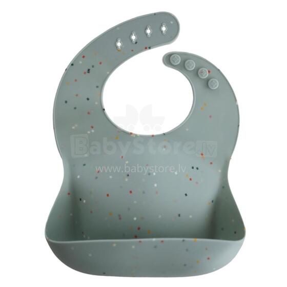 Mushie Silicone Bib Art.2500354 Kūdikio seilinukas pagamintas iš 100 % aukštos kokybės silikono