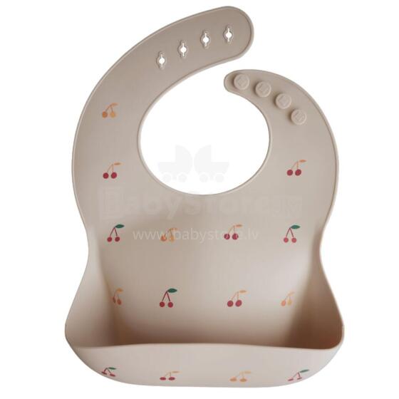 Mushie Silicone Bib Art.2500033 Kūdikio seilinukas pagamintas iš 100 % aukštos kokybės silikono